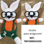 OCULOS PARA AMIGURUMI COM ASTE COM 5 PECAS