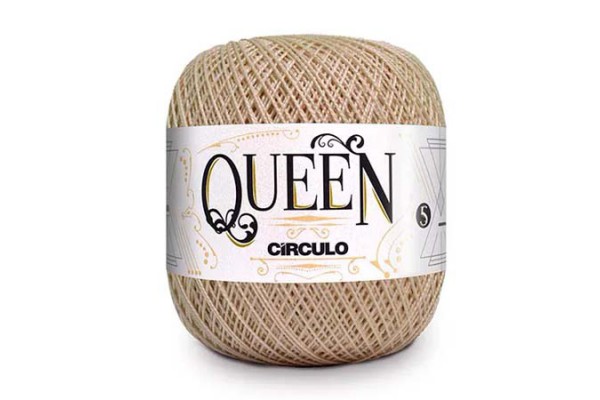 LINHA CIRCULO QUEEN 100G 5/2 OFF WHITE