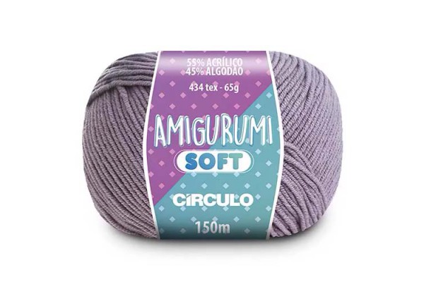 FIO AMIGURUMI SOFT CIRCULO 150M CROMADO