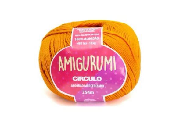 FIO AMIGURUMI CIRCULO 254M DARK CHEDDAR