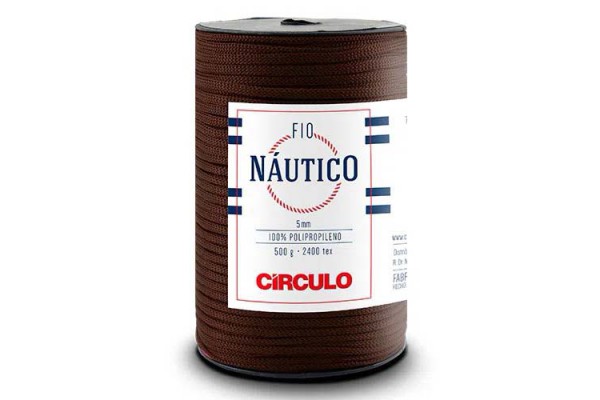 FIO NAUTICO 5MM CIRCULO CHOCOLATE