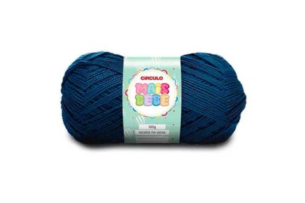 FIO MAIS BEBE 100G CIRCULO AZUL CLASSICO