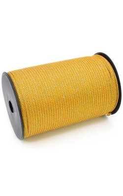 FIO NAUTICO BRILHO CIRCULO 5MM DOURADO