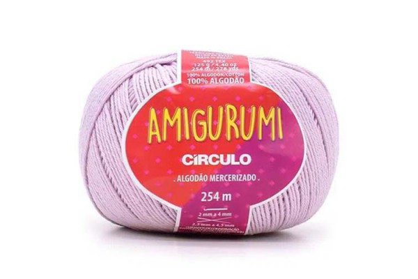 FIO AMIGURUMI CIRCULO 254M LILAS CANDY