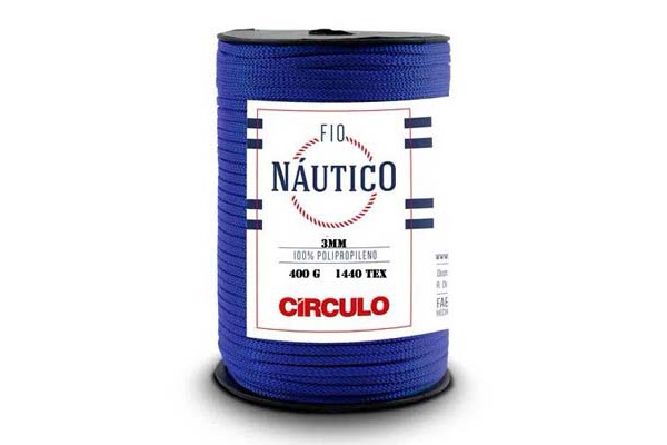 FIO NAUTICO SLIM CIRCULO 3MM AZUL BIC