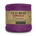 FIO DE MALHA CIRCULO PREMIUM 25MM VINHO QUENTE