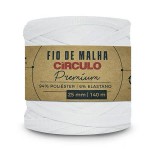 FIO DE MALHA CIRCULO PREMIUM 25MM BRANCO