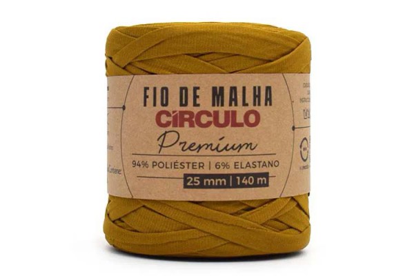 FIO DE MALHA CIRCULO PREMIUM 25MM MELADO