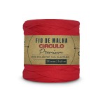 FIO DE MALHA CIRCULO PREMIUM 25MM CARMIM