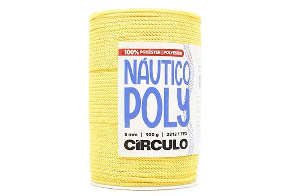 FIO NAUTICO POLY 5MM CIRCULO 500G POLEN