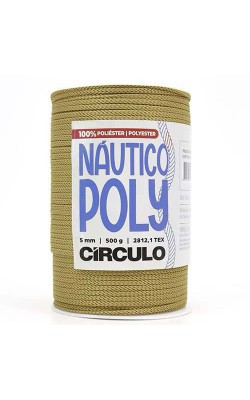 FIO NAUTICO POLY 5MM CIRCULO 500G CASTANHA