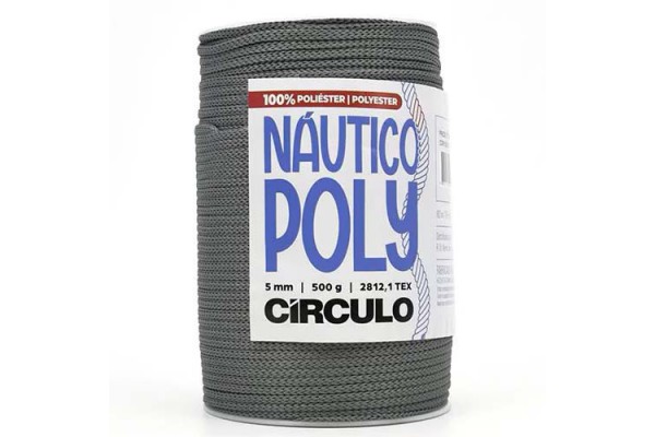 FIO NAUTICO POLY 5MM CIRCULO 500G ALUMINIO