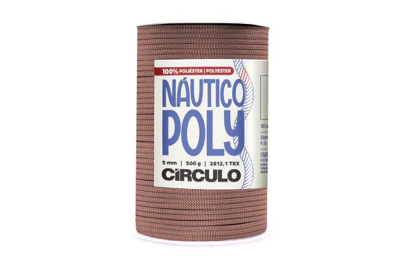 FIO NAUTICO POLY 5MM CIRCULO 500G CAMAFEU