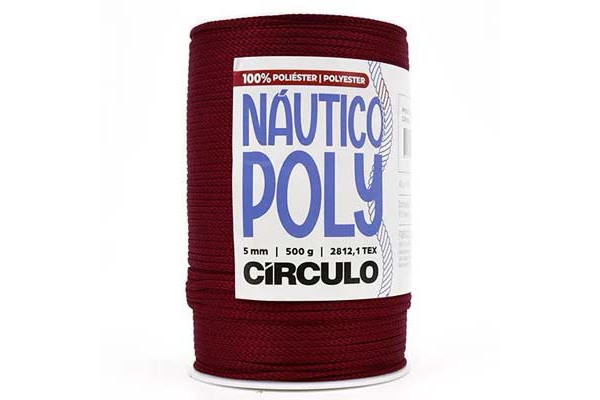 FIO NAUTICO POLY 5MM CIRCULO 500G JASPE