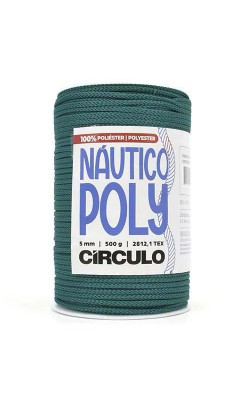 FIO NAUTICO POLY 5MM CIRCULO 500G ESMERALDA