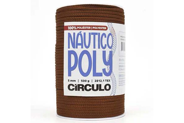 FIO NAUTICO POLY 5MM CIRCULO 500G BOMBOM