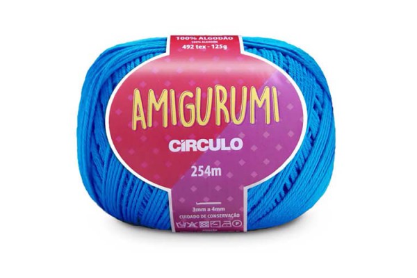 FIO AMIGURUMI CIRCULO 254M AQUA