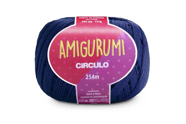 FIO AMIGURUMI CIRCULO 254M MARINHEIRO