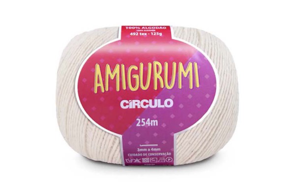 FIO AMIGURUMI CIRCULO 254M GARDENIA