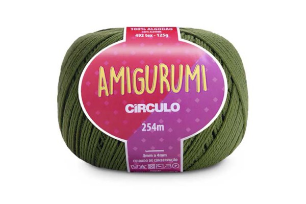 FIO AMIGURUMI CIRCULO 254M SELVA