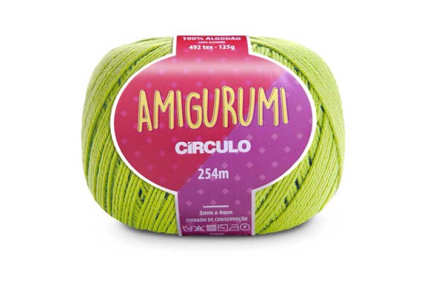 FIO AMIGURUMI CIRCULO 254M LIMONADA