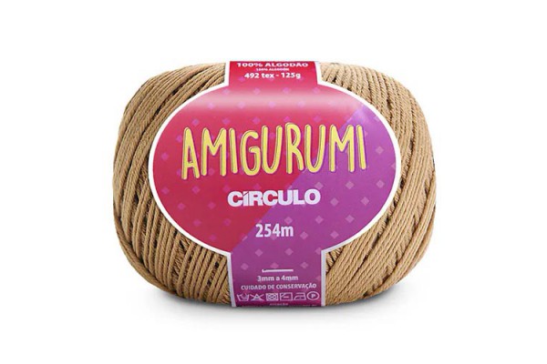 FIO AMIGURUMI CIRCULO 254M CARAMELITO 