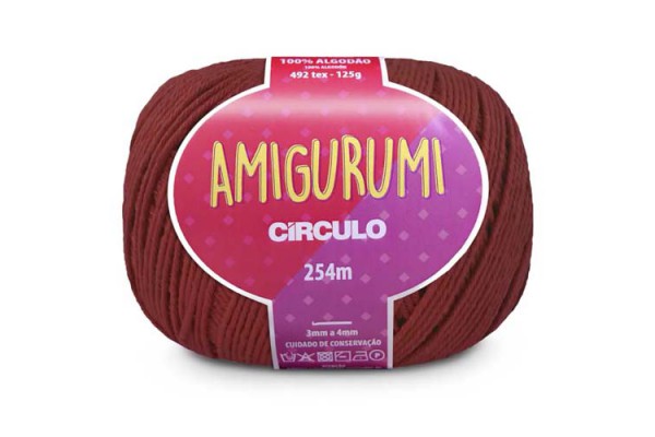 FIO AMIGURUMI CIRCULO 254M PIMENTA ROSA