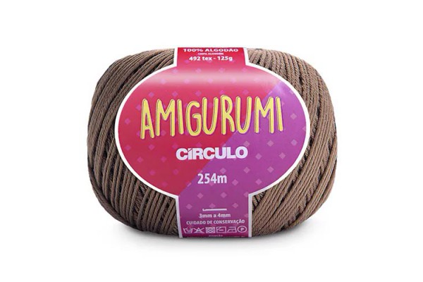 FIO AMIGURUMI CIRCULO 254M CASTOR