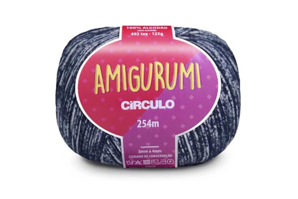 FIO AMIGURUMI CIRCULO 254M INDIGO