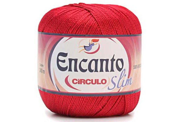 LINHA ENCANTO SLIM CIRCULO 240M CARMIM