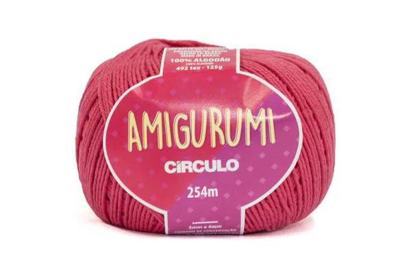 FIO AMIGURUMI CIRCULO 254M TULIPA