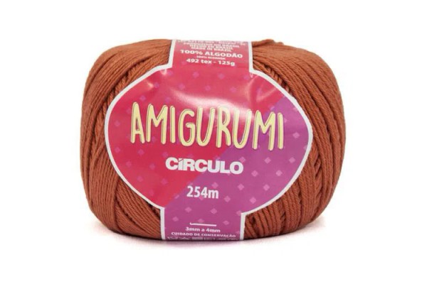 FIO AMIGURUMI CIRCULO 254M RUM