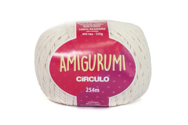 FIO AMIGURUMI CIRCULO 254M OFF WHITE