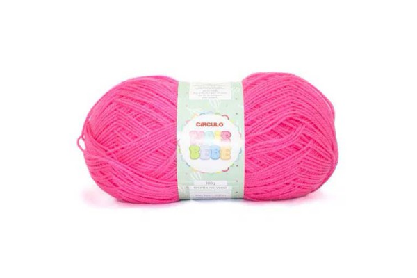 FIO MAIS BEBE 100G CIRCULO ROSA CHOQUE