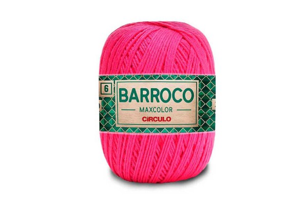 BARBANTE BARROCO MAXICOLOR N6 CIRCULO 400G TULIPA