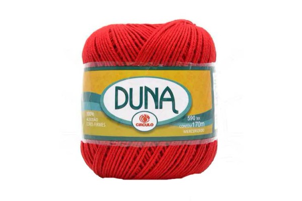 LINHA DUNA CIRCULO 100G VERMELHO CIRCULO