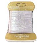 FITA DE CETIM PROGRESSO 000 COM 10 MTS BRANCO