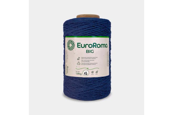 BARBANTE COLORIDO BIG EUROROMA 4/6 1800KG AZUL MARINHO