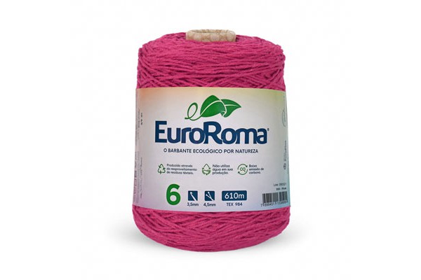 BARBANTE EUROROMA COLORIDO 4/6 600G 610M PINK