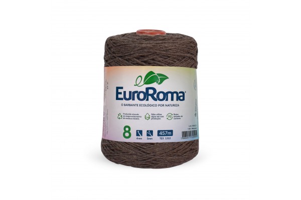 BARBANTE EUROROMA COLORIDO 4/8 600G 457M MARROM