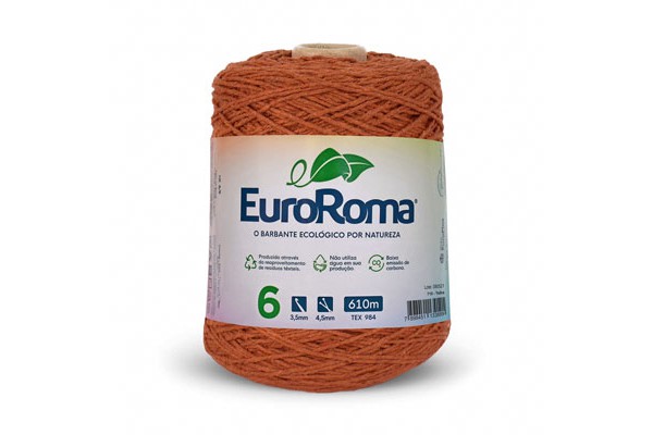 BARBANTE EUROROMA COLORIDO 4/6 600G 610M TELHA