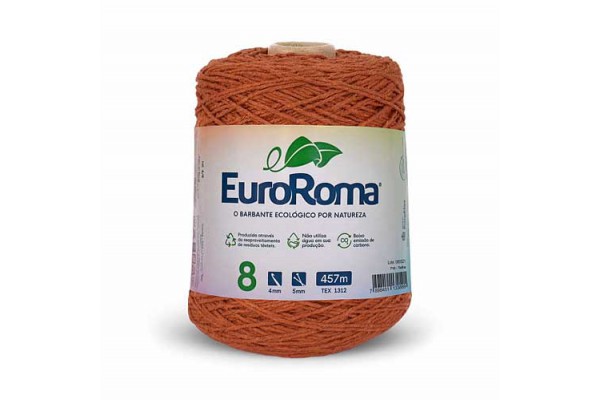 BARBANTE EUROROMA COLORIDO 4/8 600G 457M TELHA