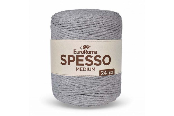 BARBANTE EUROROMA SPESSO 24 FIOS 1KG CINZA