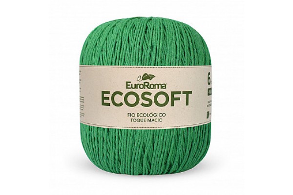 BARBANTE ECOSOFT EUROROMA N6 8/12 452M VERDE BANDEIRA