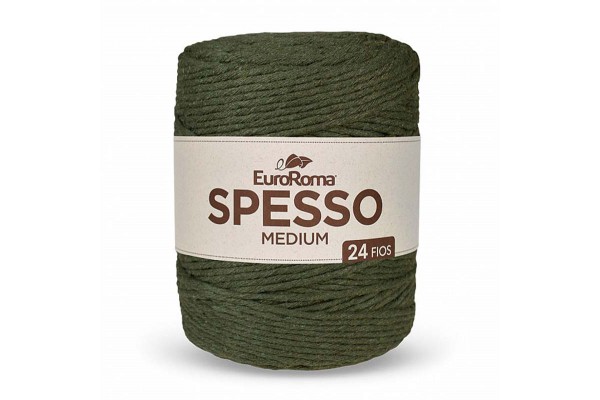 BARBANTE EUROROMA SPESSO 24 FIOS 1KG VERDE MILITAR