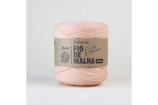 FIO DE MALHA EXTRA PREMIUM FISCHER 25MM SALMAO