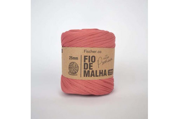 FIO DE MALHA EXTRA PREMIUM FISCHER 25MM HIBISCO