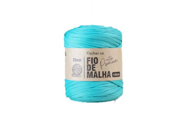 FIO DE MALHA EXTRA PREMIUM FISCHER 25MM AZUL BONDI