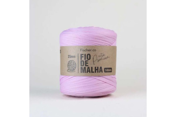 FIO DE MALHA EXTRA PREMIUM FISCHER 25MM ROSA