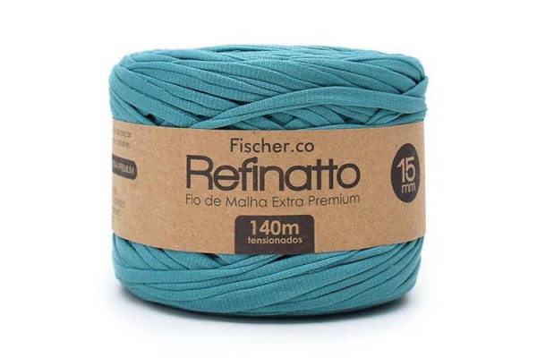 FIO DE MALHA REFINATTO FISCHER 15MM AZUL BONDI